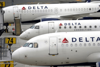 delta flight stranded on island