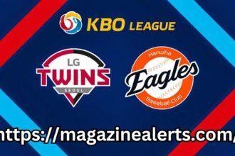 lg twins vs hanwha eagles match player stats