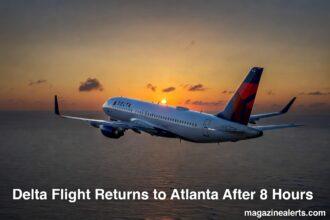 delta flight returns to atlanta