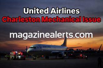 united airlines charleston mechanical issue