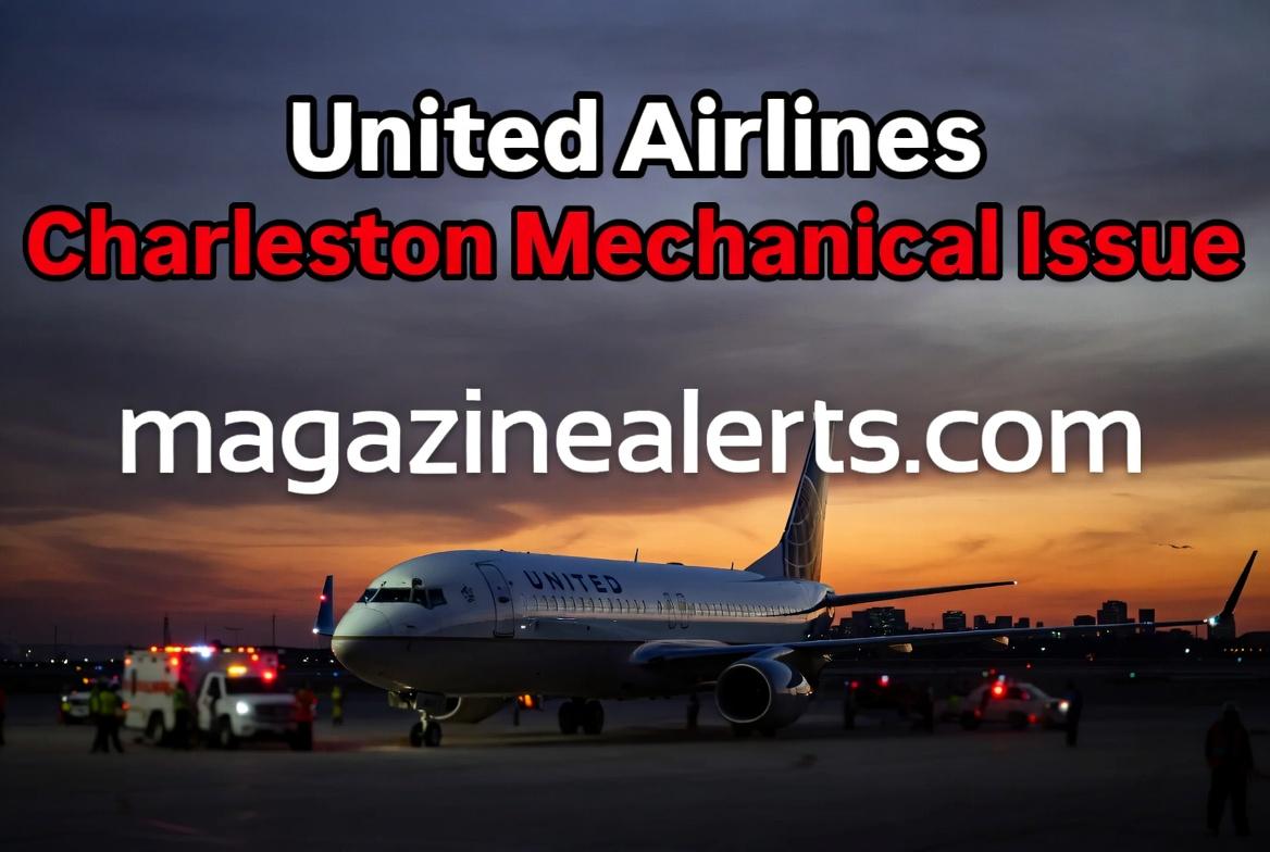 united airlines charleston mechanical issue
