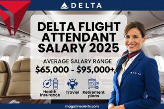 delta flight attendant salary 2025