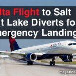 delta flight to salt lake diverts for emergency landing